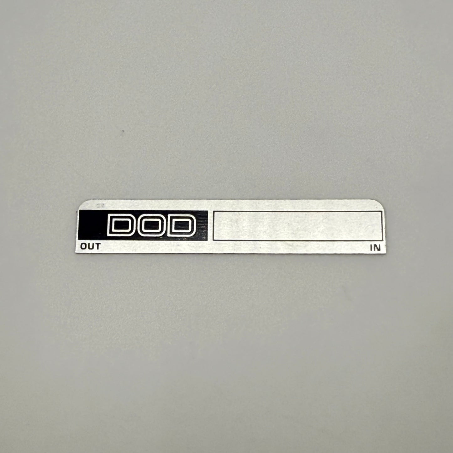DOD FX Nameplate