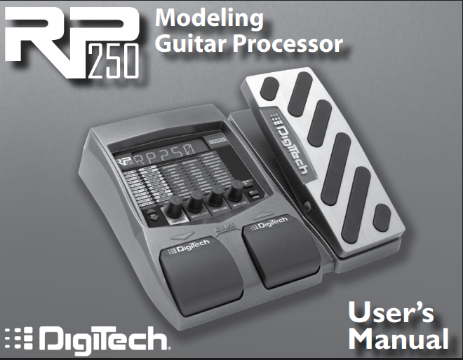 RP250 Owners Manual